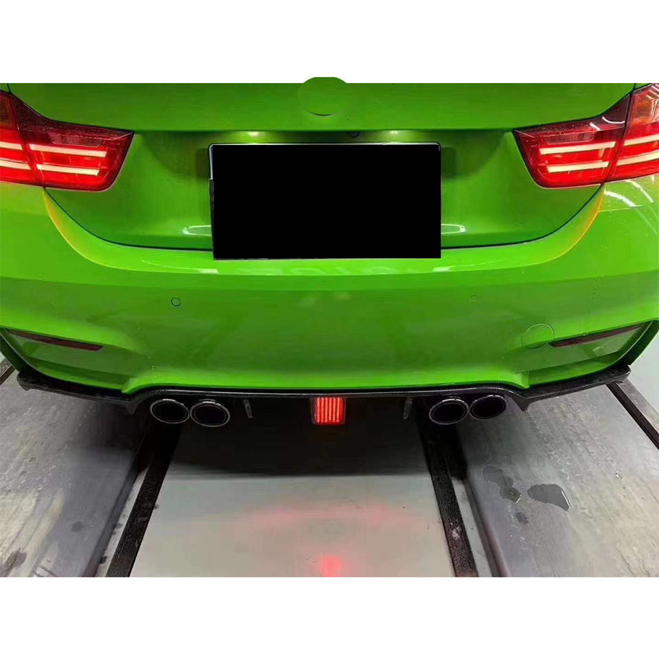 F8X M3/M4 Carbon Fiber LED Rear Diffuser